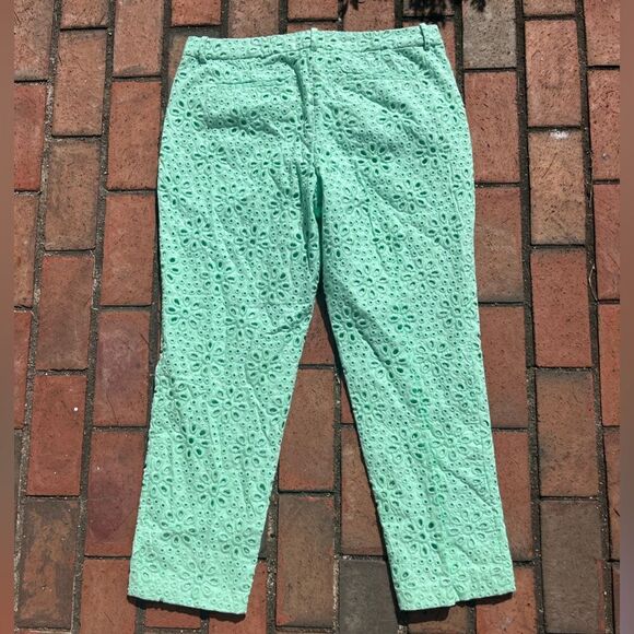 J Crew Eyelet Cafe Capri Pants - Picture 8 of 8